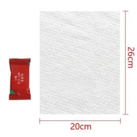 Portable Cotton Thickened Candy Small Square Towels Individually Wrapped Disposable