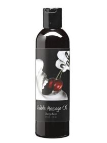 Edible Massage Oil Cherry Burst 8 Ounce - EBMSE001