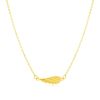 14K Yellow Gold Angel Wing Necklace