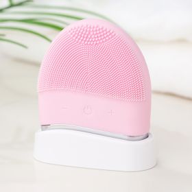 Electric Silicone Cleansing Instrument Pore Cleaning Brush Mini Ultrasonic Beauty Instrument