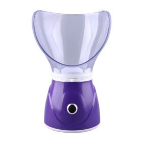 Humidifying and hydrating atomized steam face tester (Option: Purple-EU)