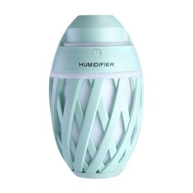 USB Air Humidifier LED Electric Aroma Diffuser (Color: Green)