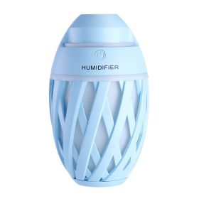 USB Air Humidifier LED Electric Aroma Diffuser (Color: Blue)