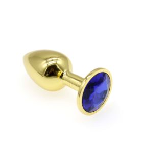 Small Gold Round Drill Metal Toy (Option: Gold-Blue diamond)