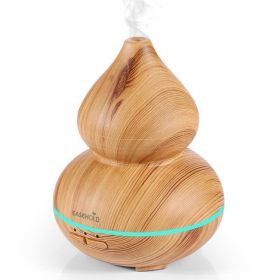 Gourd type 150ml Wood Grain Perfume Machine (Option: Light wood)