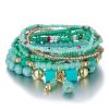 8Pcs Bohemian Beads Turquoise Charm Handmade Bracelet