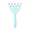 Handheld SPA Head Massager with 9 Claws for Deep Stress Relaxation and Hair Care - Perfect Gift for Parents and Office Workers