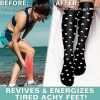 Compression Socks For Women & Men Circulation 6 Pairs For Athletic Running Cycling