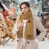 Electric Heated Winter Scarf USB Heating Neck Wrap Unisex Heated Neck Shawl Soft Warm Scarves 3 Heating Modes for Outdoor Cycling Skiing Skating