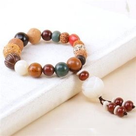 Male And Female Buddha Beads Bracelet Vajra Bodhi (Color: More than one year in a row)