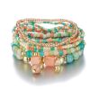 Hot Selling Bohemian Jewelry Multilayer Bracelet Creative Turquoise Beaded Jewelry European and American Style Bracelet Wholesale