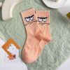 Cartoon SpongeBobs Women's Socks High Quality Fashion Men's Women Sock Printed Casual Hip-Hop Personality Adult Couple Stockings