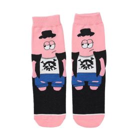 Cartoon SpongeBobs Women's Socks High Quality Fashion Men's Women Sock Printed Casual Hip-Hop Personality Adult Couple Stockings (Color: 23)